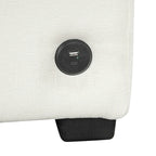 Canapé d'angle modulable en chenille surdimensionné de 279 cm avec lit gigogne, deux méridiennes de rangement et 2 ports USB