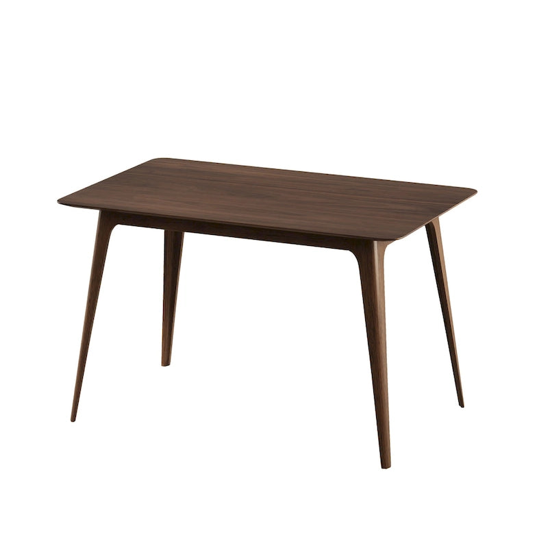 Ensemble table à manger et 4 chaises, Meubles de cuisine en bois avec table rectangulaire et 4 chaises rembourrées