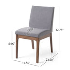 Ensemble table à manger et 4 chaises, Meubles de cuisine en bois avec table rectangulaire et 4 chaises rembourrées