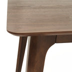 Ensemble table à manger et 4 chaises, Meubles de cuisine en bois avec table rectangulaire et 4 chaises rembourrées
