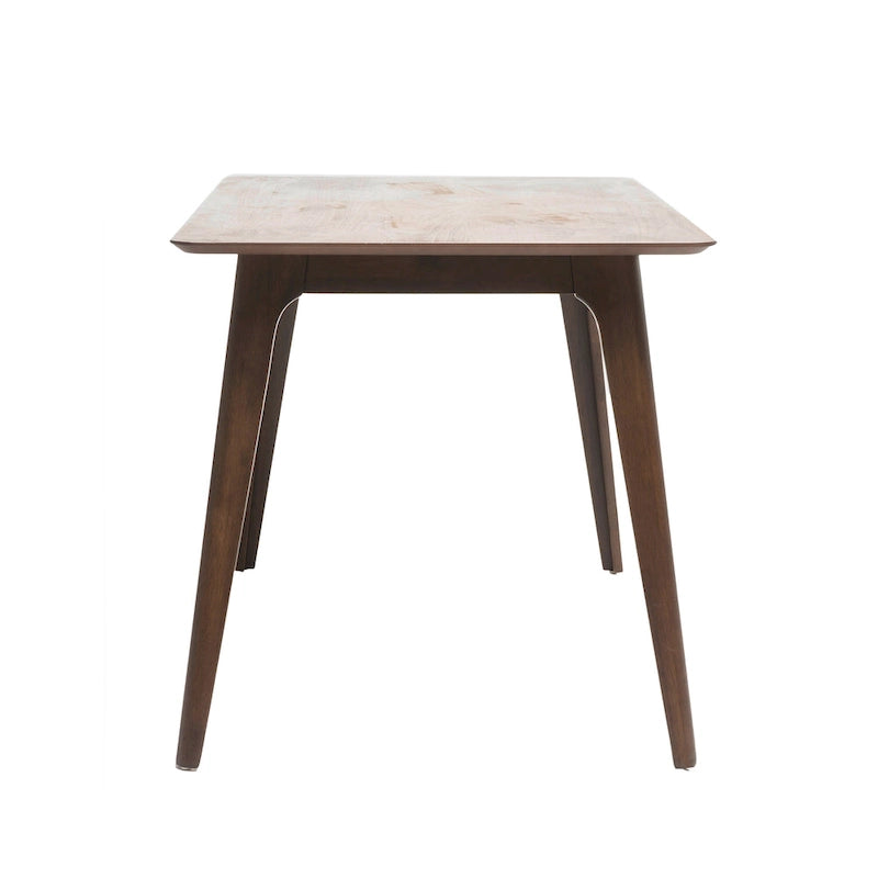 Ensemble table à manger et 4 chaises, Meubles de cuisine en bois avec table rectangulaire et 4 chaises rembourrées