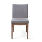 Ensemble table à manger et 4 chaises, Meubles de cuisine en bois avec table rectangulaire et 4 chaises rembourrées