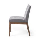 Ensemble table à manger et 4 chaises, Meubles de cuisine en bois avec table rectangulaire et 4 chaises rembourrées
