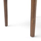 Ensemble table à manger et 4 chaises, Meubles de cuisine en bois avec table rectangulaire et 4 chaises rembourrées