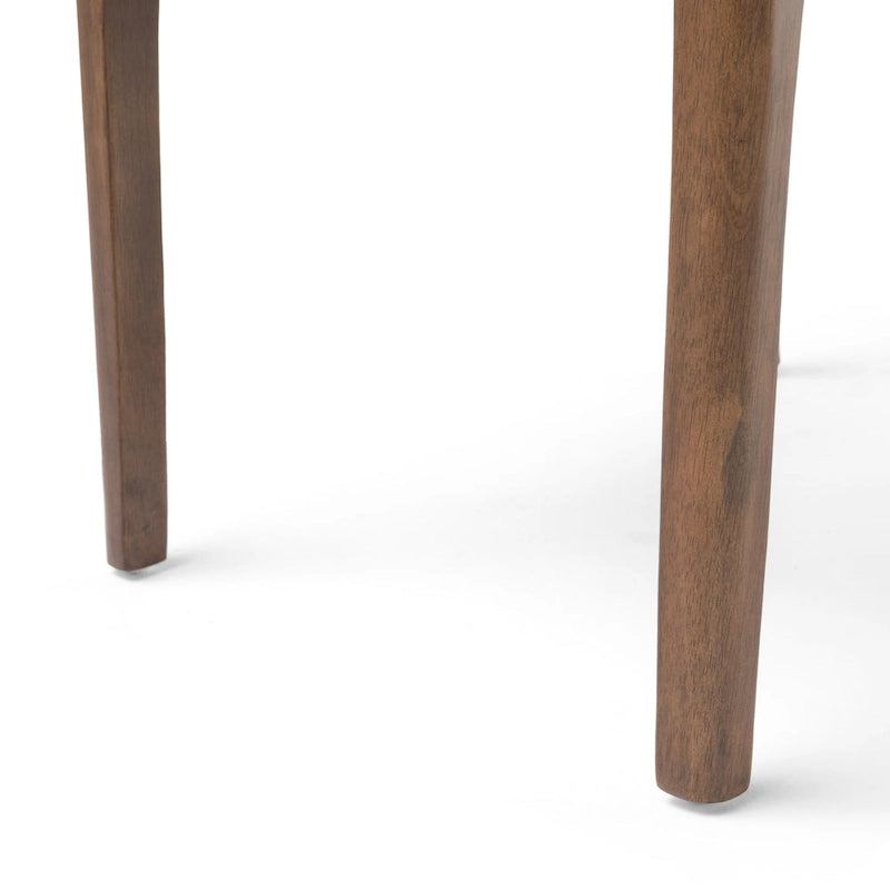 Ensemble table à manger et 4 chaises, Meubles de cuisine en bois avec table rectangulaire et 4 chaises rembourrées