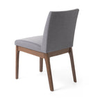 Ensemble table à manger et 4 chaises, Meubles de cuisine en bois avec table rectangulaire et 4 chaises rembourrées