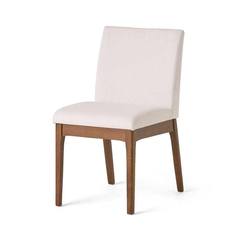 Ensemble table à manger et 4 chaises, Meubles de cuisine en bois avec table rectangulaire et 4 chaises rembourrées