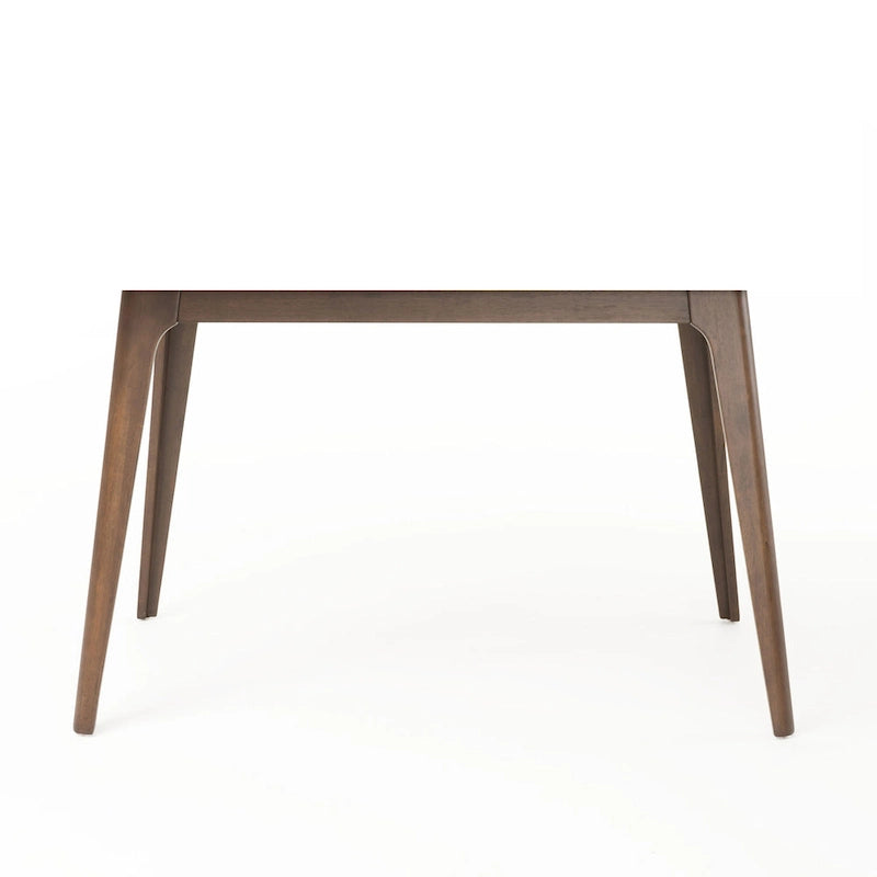 Ensemble table à manger et 4 chaises, Meubles de cuisine en bois avec table rectangulaire et 4 chaises rembourrées