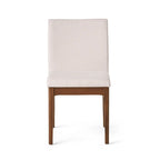 Ensemble table à manger et 4 chaises, Meubles de cuisine en bois avec table rectangulaire et 4 chaises rembourrées