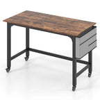1/2/4 PCS Bureau informatique roulant Cadre métallique Table PC portable