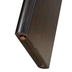 Console élégante et minimaliste avec bords arrondis et étagère robuste pour entrée