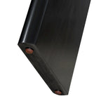 Console élégante et minimaliste avec bords arrondis et étagère robuste pour entrée