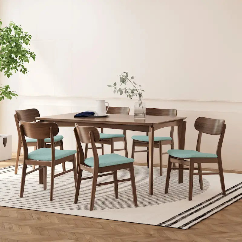Ensemble de salle à manger 7 pièces en bois