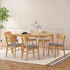 Ensemble de salle à manger 7 pièces en bois