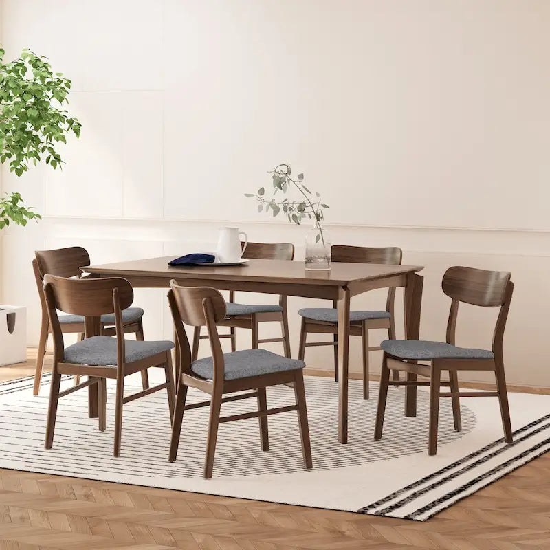 Ensemble de salle à manger 7 pièces en bois