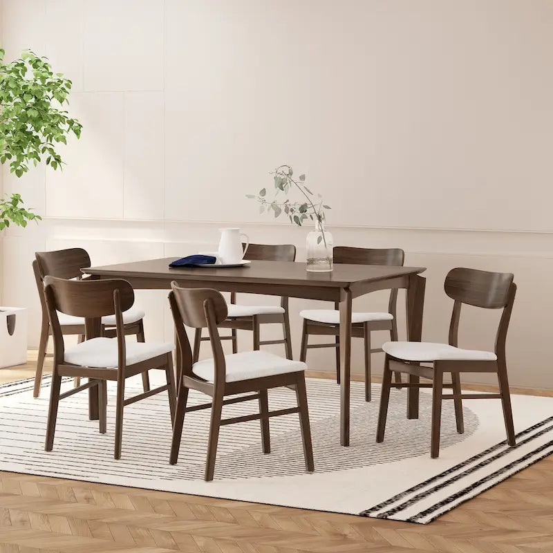 Ensemble de salle à manger 7 pièces en bois