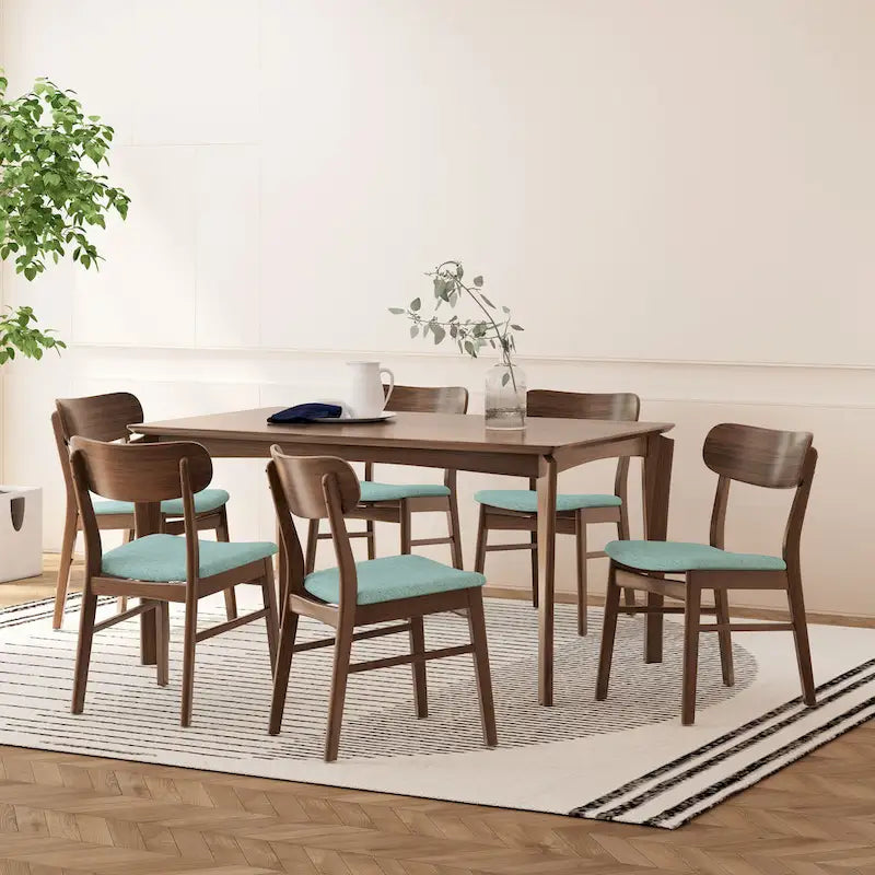 Ensemble de salle à manger 7 pièces en bois