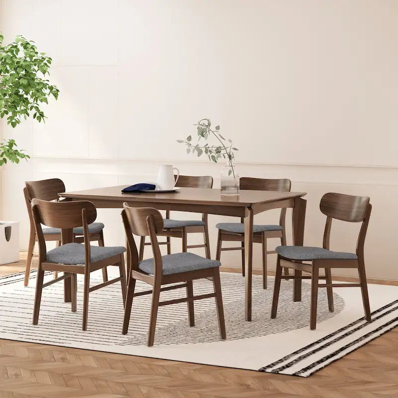 Ensemble de salle à manger 7 pièces en bois