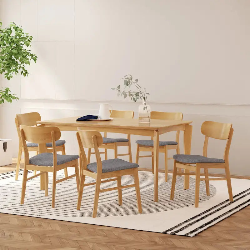 Ensemble de salle à manger 7 pièces en bois