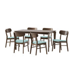 Ensemble de salle à manger 7 pièces en bois