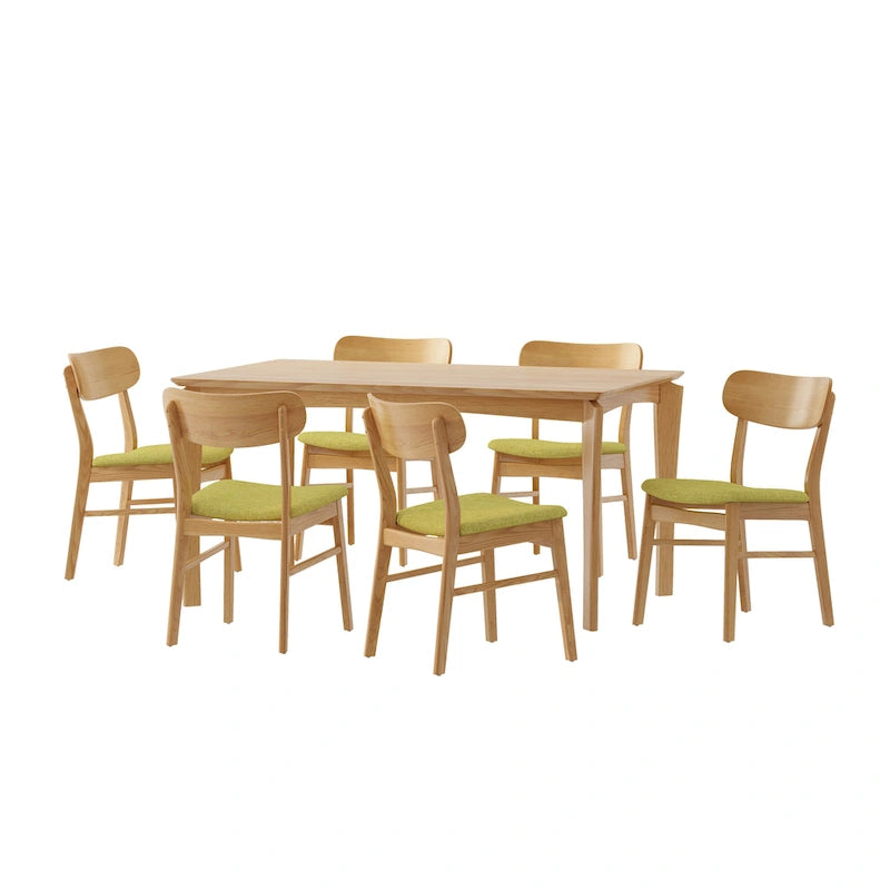 Ensemble de salle à manger 7 pièces en bois