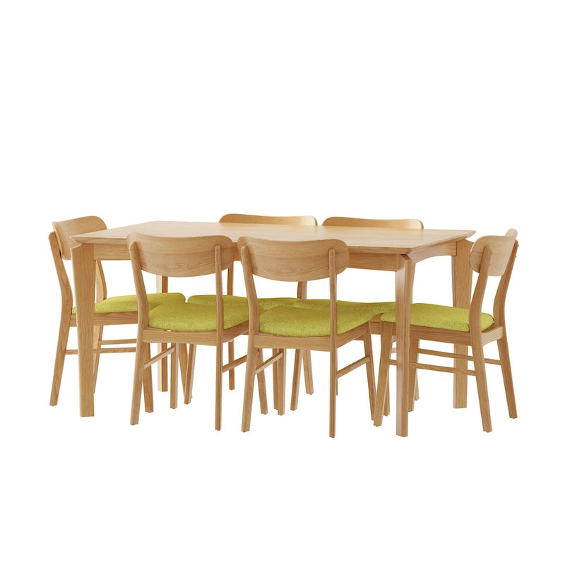 Ensemble de salle à manger 7 pièces en bois