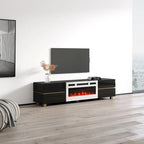 Meuble TV avec cheminée