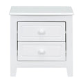 Lit Plateforme en Bois Queen/Full avec 2 Tables de Chevet