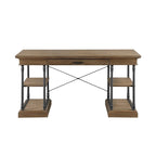 Bureau d'ordinateur en bois à 1 tiroir 59