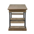 Bureau d'ordinateur en bois à 1 tiroir 59
