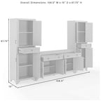 Buffet et garde-manger 3 pièces - 15x108,5x67,75