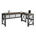Bureau d'angle avec plateau relevable