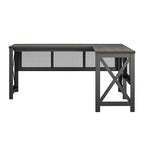 Bureau d'angle avec plateau relevable