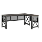 Bureau d'angle avec plateau relevable