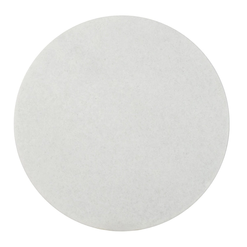 Table d'appoint en granit blanc et laiton Hidden Treasures - 20 x 20 x 24,6
