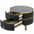Ensemble de tables basses gigognes avec 2 tiroirs