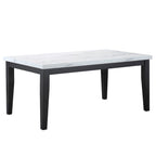 Ensemble de salle à manger blanc et cerisier