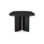 Table de salle à manger noire - 86,25 L x 42 P x 30,25 H