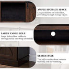 Meuble TV de console multimédia en bois Meuble de divertissement