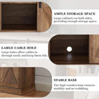 Meuble TV de console multimédia en bois Meuble de divertissement